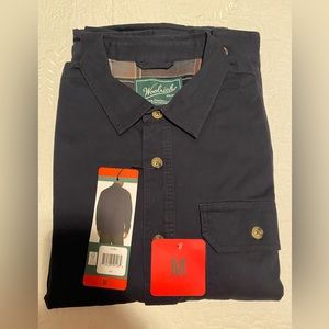 NWT. Woolrich Men’s Flannel Lined Shirt Jacket.
